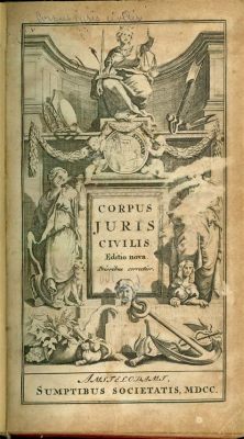 Il Corpus de Juris Civilis: un monumento giuridico per l'Europa del XVII secolo.